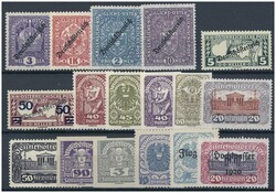 1918/1921 Sammlung auf Blättern montiert, fast durchgehend in den ...