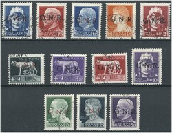 1943 Militärpostmarken - Ausgabe der Guardia Nationale Repubblicana. ...