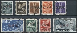1943 Militärpostmarken - Ausgabe der Guardia Nationale Repubblicana. ...