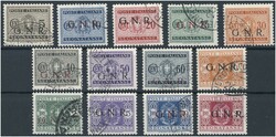 1943 Militärpostmarken - Ausgabe der Guardia Nationale Repubblicana. ...