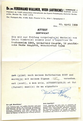 1945 Leibnitz: Satz 12 Werte komplett, Attest Wallner ...