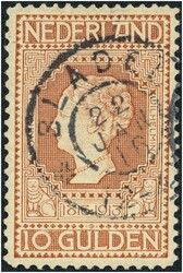 1913 Unabhängigkeit 10 Gulden rotorange/gelb 1913 Katalog: Mi. 92 ...