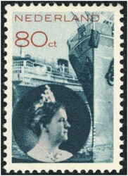 1933 Freimarken 80 C. blaugrün/rot, frisches P! 1933 Katalog: Mi. ...