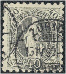 5655146: Switzerland sitting Helvetia perforated