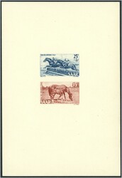 1949 Tag des Pferdes, Ministerblock, Auflage 118 Stück! ...