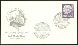 1952/57 5 gute FDC's 1952/57 Katalog: Mi. 314-15, 317-18, 398-99, ...