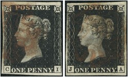 2865100: Great Britain 1840 1d black