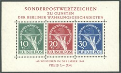 1360: Berlino Ovest - Souvenir / miniature sheetlets