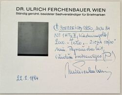 1 Kreuzer kadmiumgelb Type III Hp, rundum breitrandiges P! Befund Dr. ...