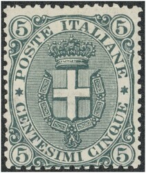 1891 Freimarke 5 C. grün, schöne Erhaltung! 1891 Katalog: Mi. ...