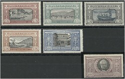 1923 Manzoni komplett, Atteste Fiecchi und Caffaz 1923 Katalog: Mi. ...
