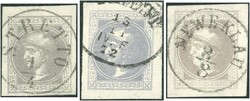 Zeitungsmarke Type Ia braungrau mit kompl. Einkreisstempel "STRETTO/1 ...