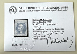Zeitungsmarke Type Ib bräunlichgrau und Zeitungsmarke Type Ie, ...