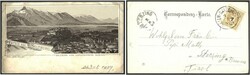 1889 Ansichtskarten -Vorläufer "Gruss aus Salzburg" nach Kreuzer ...