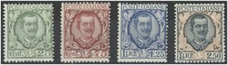 1926 Freimarken 4 Werte komplett 1926 Katalog: Mi. ...