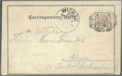 1898 Gruss aus Kaltenleutgeben, Ansichtskarten -Vorläufer mit 2 Kr. ...