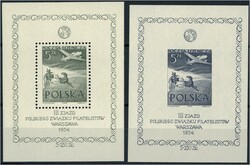 1954 3. Kongress des polnischen Briefmarkenverbandes 1954  Katalog: ...