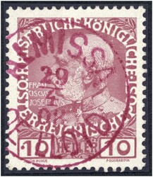 1908 OE LLOYD ALMISSA/ 29/ 4/ 08, fast kompletter roter ...