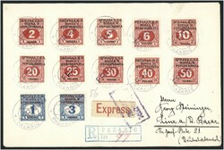 1919 Portomarken Bosnien-Herzegowina mit Überdruck des ...