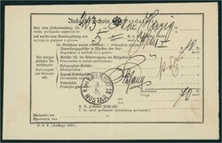 1893 K. UND K. MILIT. POST 13 MOSTAR 3/6/93, Einkreisstempel auf 1893 ...