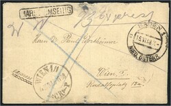 1913/1924 3 Rohrpostbelege in Wien verwendet, Bedarfserhaltung, dabei ...