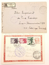 Partie mit ca. 35 Poststücken, meist Österreich, Deutsches Reich, ...