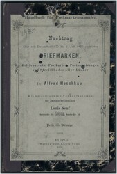 1876 Handbuch für Postmarkensammler / Nachtrag aller seit December ...