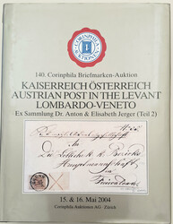 Ex Sammlung Dr. Anton & Elisabeth Jerger "Kaiserreich Österreich u. ...