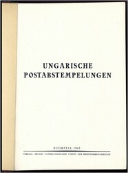 Terfi Bela, Ungarische Postabstempelungen, Verlag: Erster ...