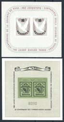 1936 Block Nr. 4, 1943 Block Nr. 10 und 1945 Block Nr. 12 1936  ...