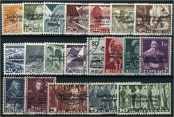 1950 Freimarken mit Aufdruck NATIONAL UNIES OFFICE EUROPÈEN", 5(C.) ...