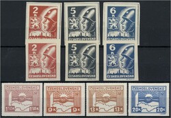 1945/1968 (ca.) Schöne Teilsammlung meist postfrisch, in 4 ...