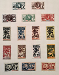 MAURETANIEN bis zur Autonomie Nr. 1-160 komplett mit Portomarken auf ...