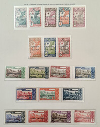 Inini, Teilsammlung auf 6 Blättern aus der Zeit 1932/41 und ...