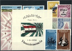 Antigua, Syrien, Malaysien, Nordborneo, etwas Ungarn etc., Album mit ...