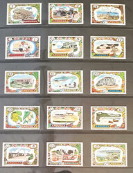 Antigua, Syrien, Malaysien, Nordborneo, etwas Ungarn etc., Album mit ...