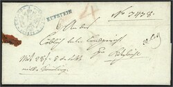 KUFSTEIN, blauer L1- Stempel neben blauem Gerichtsstempel auf ...