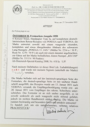 POSEGA 13. JAN., L2-Stempel und RECOM L1-Stpl. auf mit 6 Kr. ...