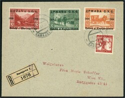 1920/1928 (ca.) 4 Poststücke u.a. 1920 VARES auf ...