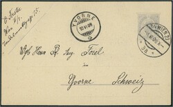 1908 WIEN, Rohrpostkarte mit 25 H. Werteindruck, gesendet nach ...