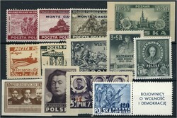 1943-1952 sehr gehaltsvolle Teilsammlung mit vielen 4er-Blöcken, ...