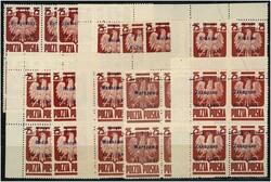 1945 Befreiung der polnischen Städte, Mi.Nr. 383a mit blauem ...