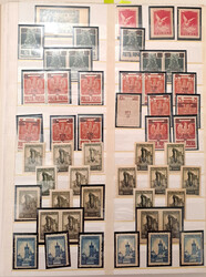 1945-65 Sehr schöne Teilsammlung im dicken Steckbuch, meist zwei bis ...