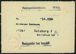 1946/1947 8 Zensurbelege, u.a. 1947 Wien 65, Brückenstempel auf mit ...
