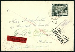 1947 Hofgastein, Abschlag auf mit 3 S. + rückseitig 3 Gr. ...