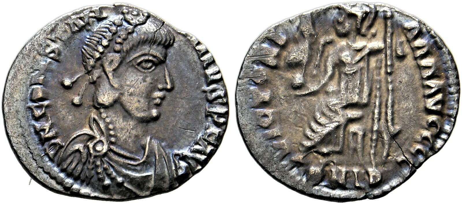 10.50.20: L’antiquité - re-divisé Empire - Constantine III, 407-411.