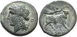 10.20.70: Ancient Coins - Greek Coins - Campania