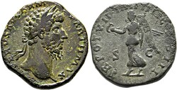 10.30.390: Antike - Römische Kaiserzeit - Lucius Verus, 161 - 169