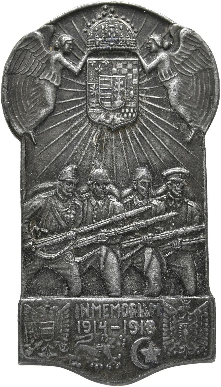 ÖSTERREICH - KAPPENABZEICHEN ÖSTERREICH In Memoriam 1914-1918 ...