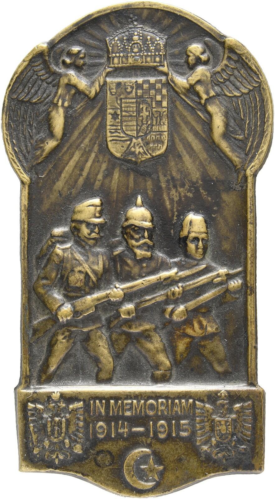ÖSTERREICH - KAPPENABZEICHEN ÖSTERREICH In Memoriam 1914-1918 ...